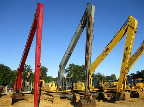 excavators used deere|john deere long reach excavator.